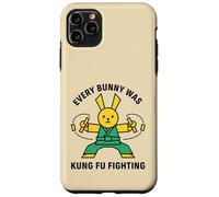 Custodia per iPhone 11 Pro Max Ogni coniglio era Kung Fu combattendo Karate Rabbit