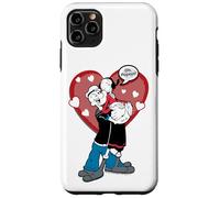 Custodia per iPhone 11 Pro Max Oh Popeye The Sailor Man Olive Oyl Love San Valentino