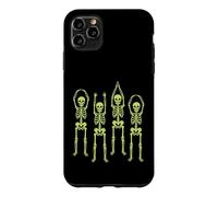 Custodia per iPhone 11 Pro Max Ohio Skeleton Halloween Retro Vintage Aesthetic Graphic