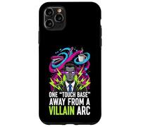 Custodia per iPhone 11 Pro Max One Touch Base Away From A Villain Arc Funny Office Humor