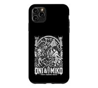 Custodia per iPhone 11 Pro Max Oni e Miko Purity bandisce l'ira mitica giapponese