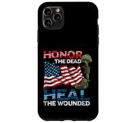 Custodia per iPhone 11 Pro Max Onore patriottico i morti guariscono il guerriero ferito americano