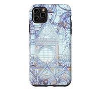 Custodia per iPhone 11 Pro Max Opera d'arte blu della Cattedrale Toscana