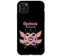 Custodia per iPhone 11 Pro Max Ophanim Thrones Biblicamente accurato Angelcore ebraico Angelcore