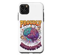 Custodia per iPhone 11 Pro Max Orgogliosamente Neurospicy Cervello Colorato ADHD Neurodiversità Gioia
