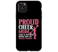 Custodia per iPhone 11 Pro Max Orgoglioso tifo mamma come una mamma normale ma molto più forte madre