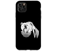 Custodia per iPhone 11 Pro Max Orso con Ruth Bader Ginsburg Collare I Dissent RGB