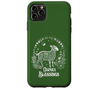 Custodia per iPhone 11 Pro Max Ostara Blessings Pagan Spring Lamb Floral Moon Ostara