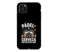 Custodia per iPhone 11 Pro Max Padel e birra ecco perché sono qui divertente