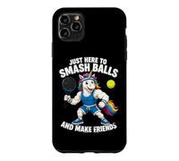 Custodia per iPhone 11 Pro Max Padel Unicorn - Siamo Qui Solo Per Giocare A Padel E Fare
