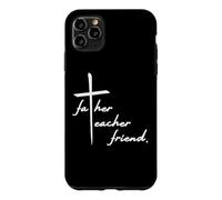 Custodia per iPhone 11 Pro Max Padre Maestro Amico Gesù Croce Cristiana