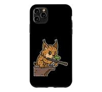 Custodia per iPhone 11 Pro Max Paintball Lynx Mascotte Cover