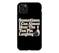 Custodia per iPhone 11 Pro Max Palla da bowling Dieci Pin Lane Umorismo