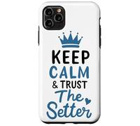 Custodia per iPhone 11 Pro Max Pallavolo Keep Calm And Trust The Setter Giocatore Pallavolo