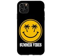 Custodia per iPhone 11 Pro Max Palma Sorriso Estate Vibes Spiaggia Vacanza Oceano Grafica