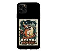 Custodia per iPhone 11 Pro Max Panda Incontra il caos nell"UFO del procione del cosmo