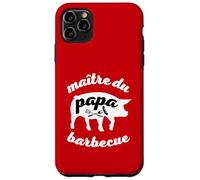Custodia per iPhone 11 Pro Max Papà Maestro del Barbecue Maiale Grigliare Estate Regalo Umorismo