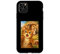 Custodia per iPhone 11 Pro Max Pasqua Meme Gatto Prendendo Selfie Gesù Resurrezione Cristiano