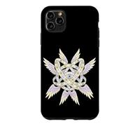Custodia per iPhone 11 Pro Max Pastello Ophanim Biblicamente Accurato Angelo Stained Glass Art