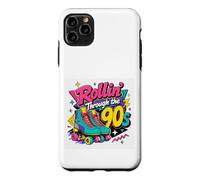Custodia per iPhone 11 Pro Max Pattini a rotelle anni '90 regalo per lei nostalgia