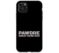 Custodia per iPhone 11 Pro Max PAWDRE Great Dane Dad Dog Lover Design