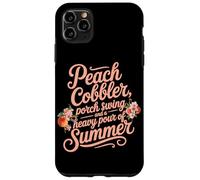Custodia per iPhone 11 Pro Max Peach Cobbler Porch Swing and a Heavy Pour of Summer