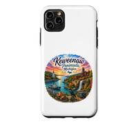 Custodia per iPhone 11 Pro Max Penisola di Keweenaw, Michigan, MI USA Lake Superior, rame