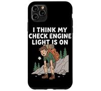 Custodia per iPhone 11 Pro Max Penso che la spia del mio motore di controllo sia accesa con una divertente grafica escursionistica