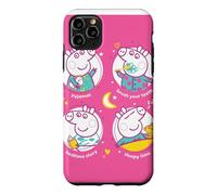 Custodia per iPhone 11 Pro Max Peppa Pig Sleepy Time