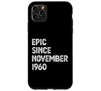 Custodia per iPhone 11 Pro Max per 64° compleanno, da uomo e donna, epica da novembre 1960