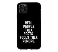 Custodia per iPhone 11 Pro Max persone reali parlano di fatti sciocchi parlano di voci Saggezza Uomini Donne