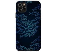 Custodia per iPhone 11 Pro Max Pesca del tonno Pinna Gialla Pesce Pescatore Pesce Pescatore