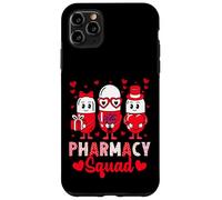Custodia per iPhone 11 Pro Max Pharmacy Squad Funny Valentine's Day Pharmacist Technician