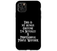 Custodia per iPhone 11 Pro Max Philanthropist People Watcher Costume For Creepy Guys