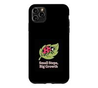 Custodia per iPhone 11 Pro Max Piccoli passi, grande crescita coccinella design