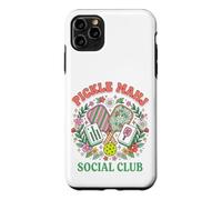 Custodia per iPhone 11 Pro Max Pickle Mahj Social Club - Palla da paddle