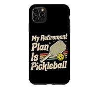 Custodia per iPhone 11 Pro Max Pickleball è il mio piano pensionistico giocatori Pickle Ball