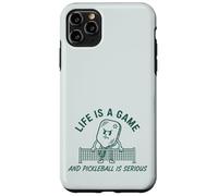 Custodia per iPhone 11 Pro Max Pickleball è un giocatore di paddle serio divertente