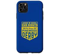 Custodia per iPhone 11 Pro Max Pinewood Derby Pit Crew Cub Scouts Badge Logo