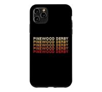 Custodia per iPhone 11 Pro Max Pinewood Derby Retro 80s Typography Cub Scouts