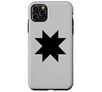 Custodia per iPhone 11 Pro Max PISTOLA SIMBOLO BANDIERA MAPUCHE 8 PUNTI