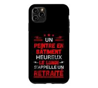 Custodia per iPhone 11 Pro Max Pittore in edificio felice il lunedì si chiama pensionato