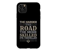 Custodia per iPhone 11 Pro Max Più difficile è la strada più abile è il viaggiatore Mason
