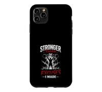 Custodia per iPhone 11 Pro Max Piu Forte Dei Miei Alibi Fitness Motivation