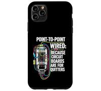 Custodia per iPhone 11 Pro Max Point To Point Wired Vacuum Tube Vintage Audio Amp