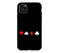 Custodia per iPhone 11 Pro Max Poker Simboli semplici