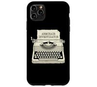 Custodia per iPhone 11 Pro Max Poltrona Detective True Crime Enthusiast Crime Sleuth