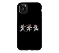 Custodia per iPhone 11 Pro Max Pop Dancing Cats: l'icona della musica rock e della cultura pop
