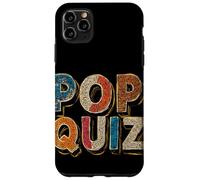 Custodia per iPhone 11 Pro Max Pop Quiz Emblema per adulti e bambini