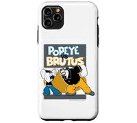 Custodia per iPhone 11 Pro Max Popeye il marinaio uomo vs bruto bluto retrò fumetto